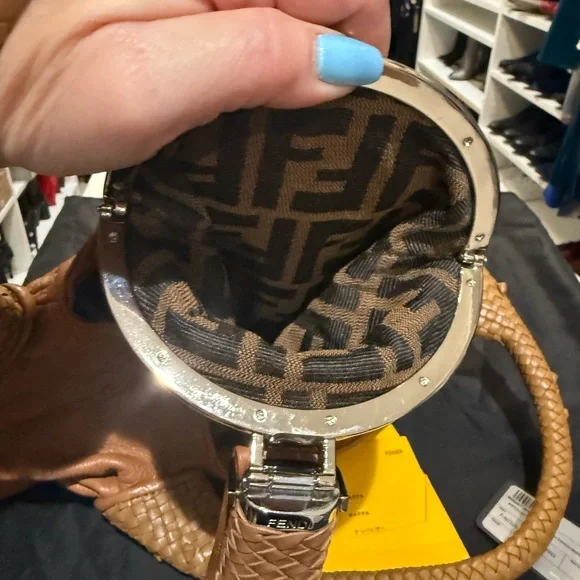 Fendi Leather Spy Vintage Brown Hobos, Handbag in EUC with cards and dust bag - Picture 15 of 16